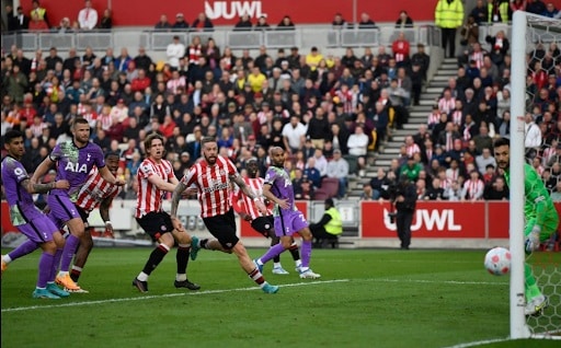 Lịch sử đối đầu Brentford vs Tottenham